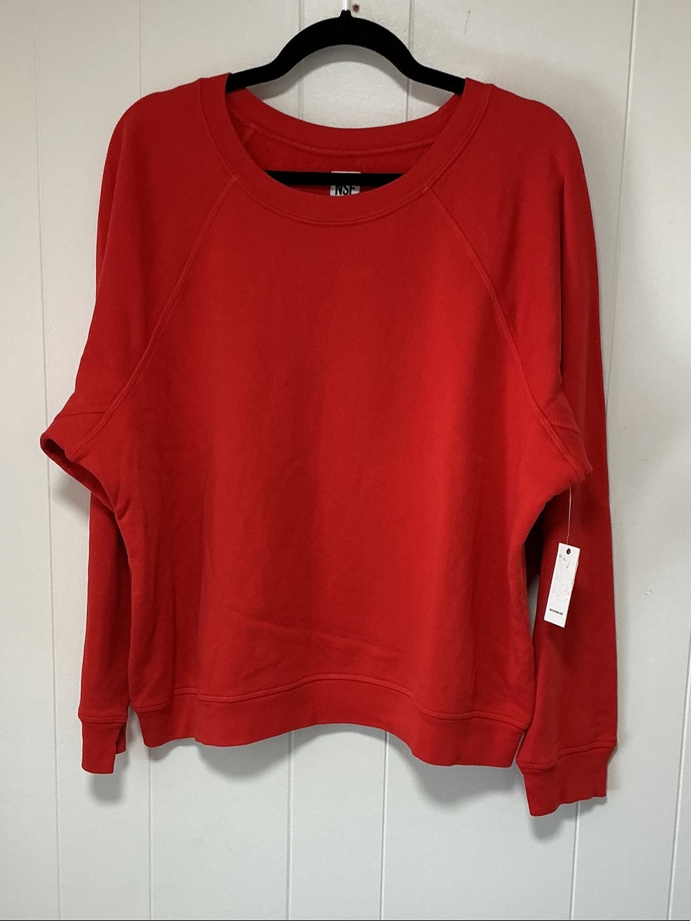 NSF Red Crewneck Sweatshirt NWT